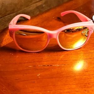 Prive revaux sunglasses, womens, pink, reflective lenses,